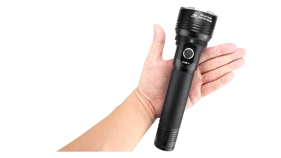 EAGTAC MX25L2-C Base Flashlight, 3 XP-L HI V2 NW LED, 3204lm, Black, MX25L2C-3*XPLHI-BASE-NW