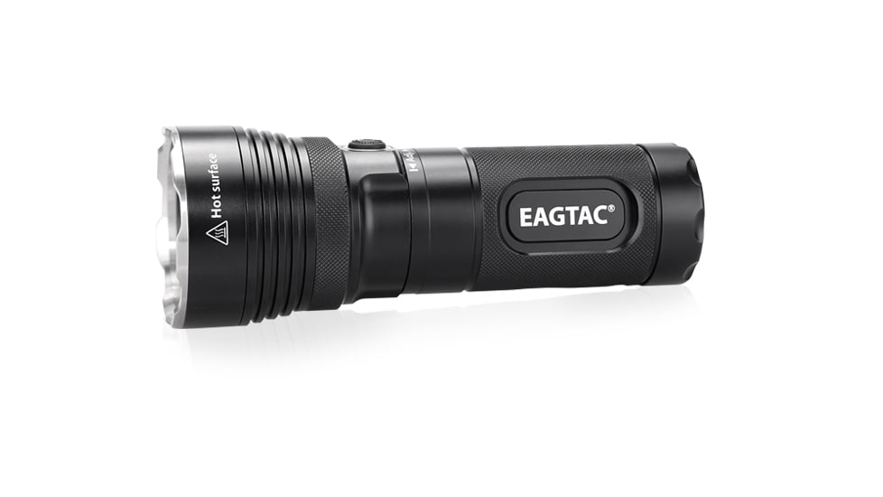 EAGTAC MX25L3 Flashlight Kit, XM-L2 CW U2 LED, 1505lm, Black, MX25L3-XML2-KIT-CW