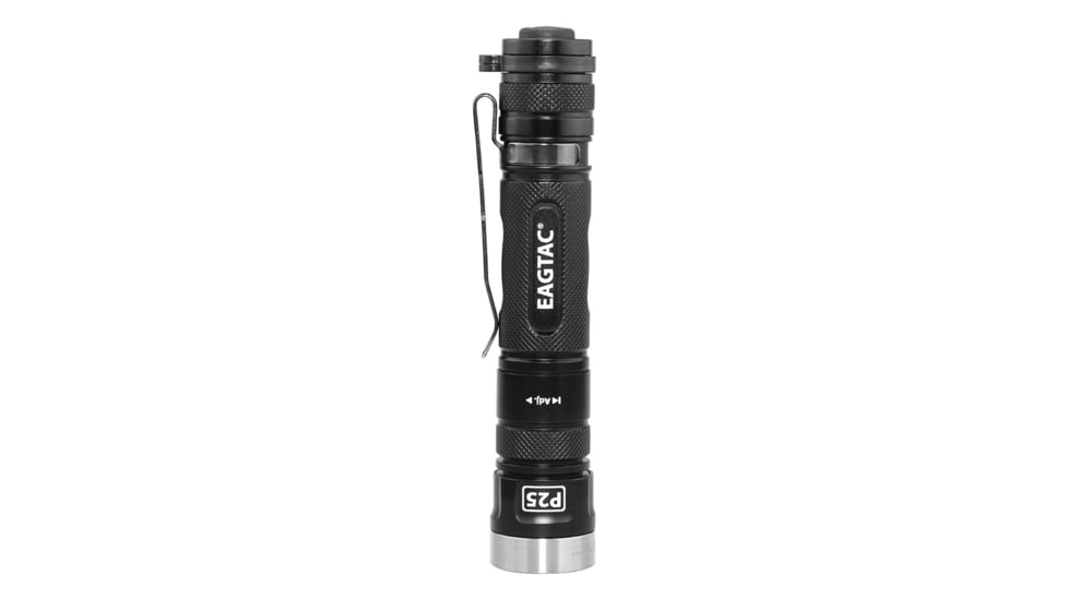 EAGTAC P25LC2 Flashlight, XM-L2 U2 NW LED, 1200lm, Black, P25LC2-XML2-NW