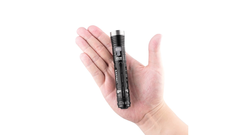 EAGTAC PX30LC2-R Base Flashlight, XP-L HI CW LED, 1160lm, Black, PX30LC2R-XPLHI-BASE-CW