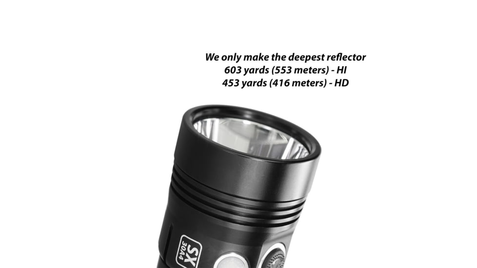 EAGTAC SX30A4 Flashlight, Nichia 219C CRI92 4000K LED, 885lm, Black, SX30A4-219C-NW