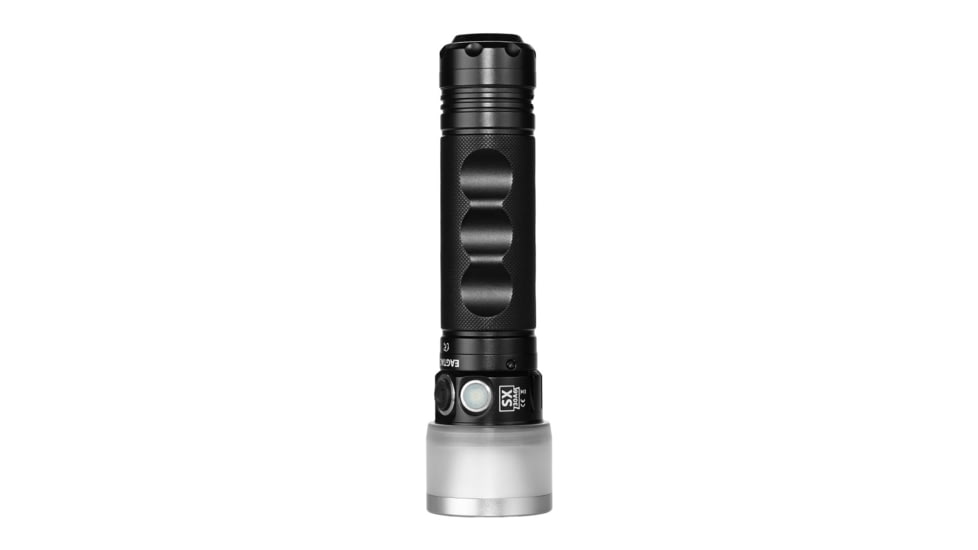 EAGTAC SX30A6-D Flashlight, XPL HI CW w/ LEDarray LED, 1405lm w/ 1040lm, Black, SX30A6D-XPLHI-CW