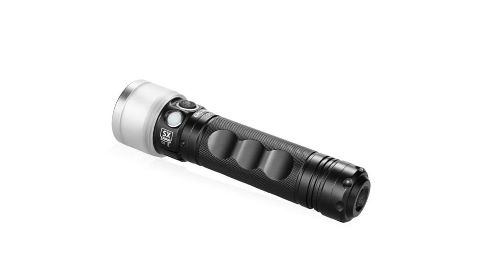 EAGTAC SX30A6-D Flashlight, XPL HI CW w/ LEDarray LED, 1405lm w/ 1040lm, Black, SX30A6D-XPLHI-CW