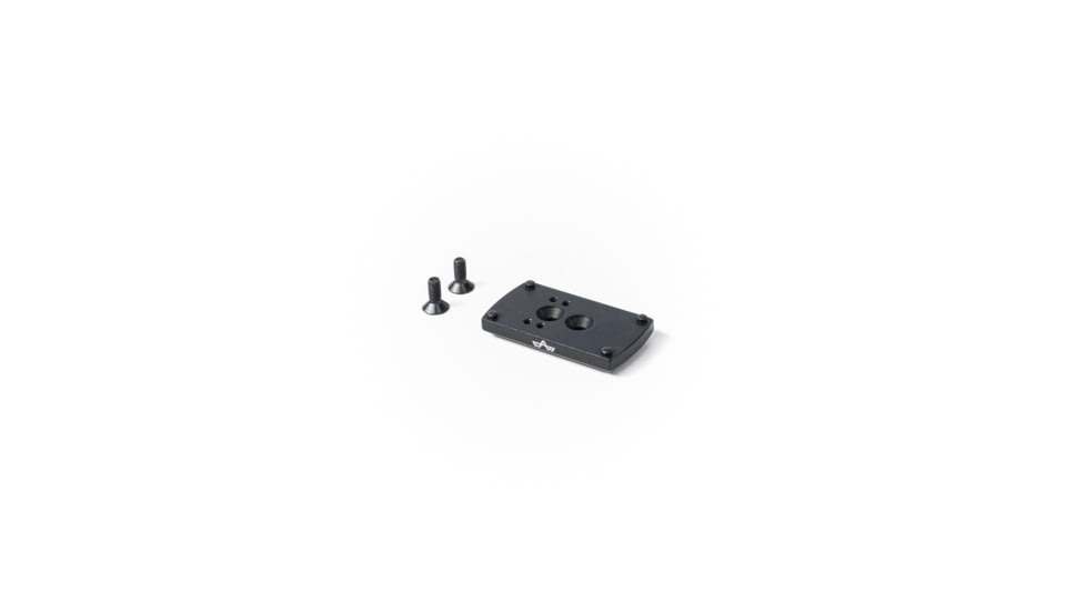 EAW German Tactical Mount Red Dot Adaptor, Noblex Sight, Hole Distance 10mm, Angeled Mount, Height 6mm, Black, 60021