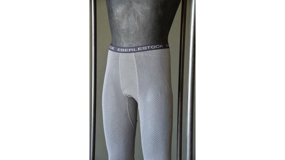 Eberlestock Airbase Long Underwear Pants Silver w/ Polypro Mesh, Gray, Medium EGT7M
