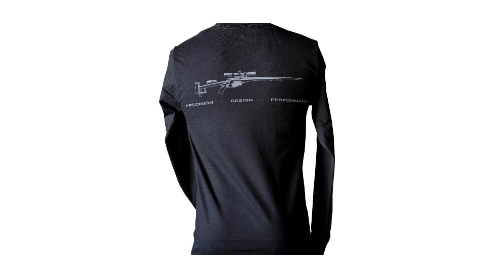 Eberlestock Cobra Rifle Long Sleeve T-Shirt, Black, Extra Large, CLSX