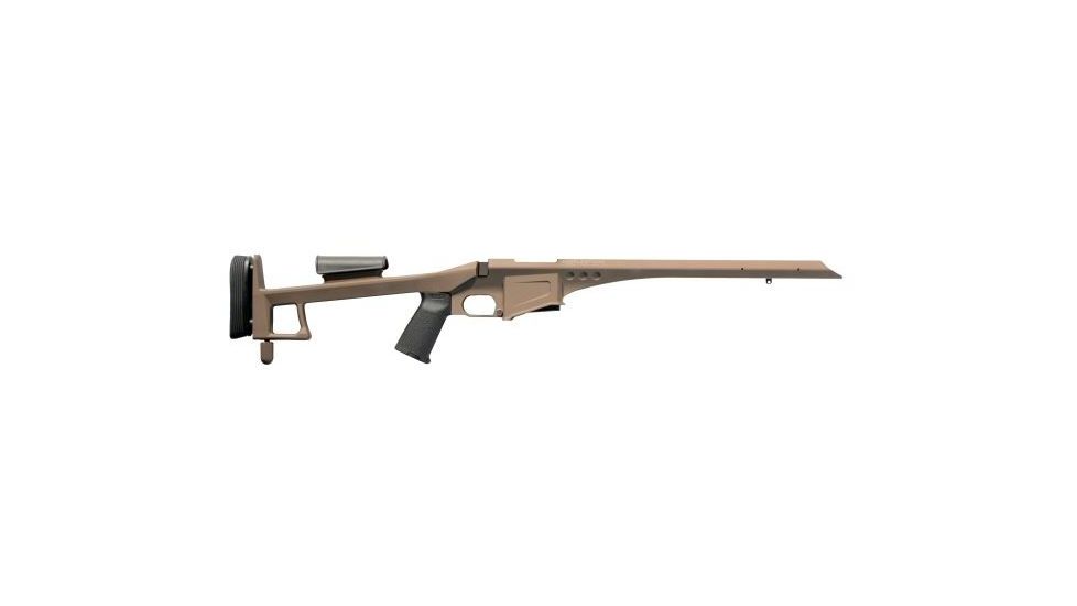 Eberlestock Cobra Stock Chasis System, 700 SA, w/ AI-Type 5 Round Magazine, Dry Earth M2AE