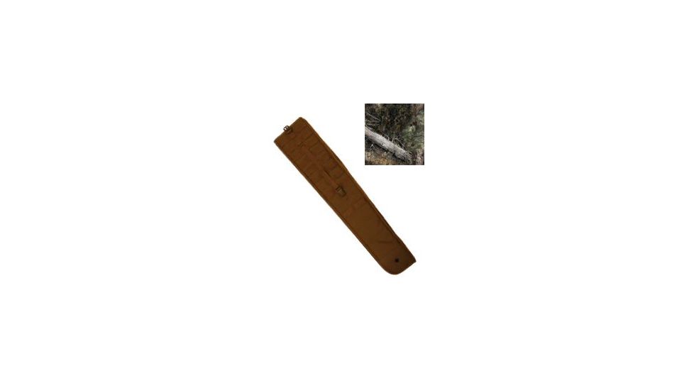 Eberlestock Scoped Hunting Rifle Side Scabbard, Hide Open Timber Veil A2SSHT