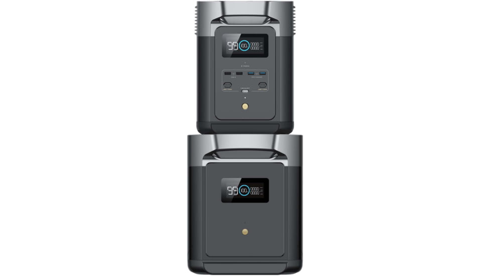 EcoFlow DELTA 2 + DELTA Max Smart Extra Battery, Black, DELTA2-DELTAMaxEB