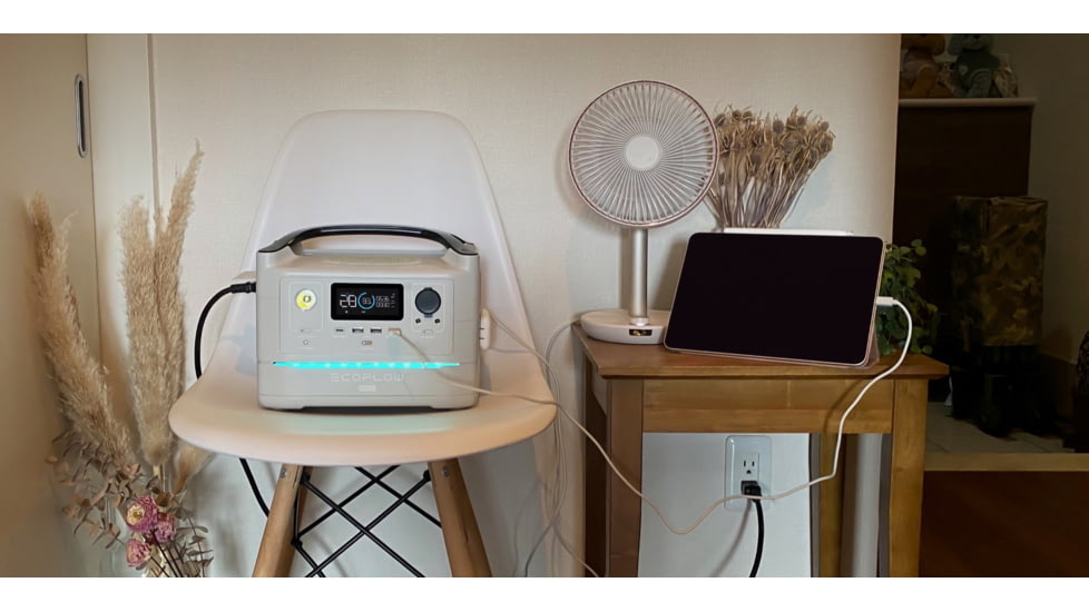 EcoFlow RIVER Max Plus Portable Power Station, White, RIVER-Max-Plus-US