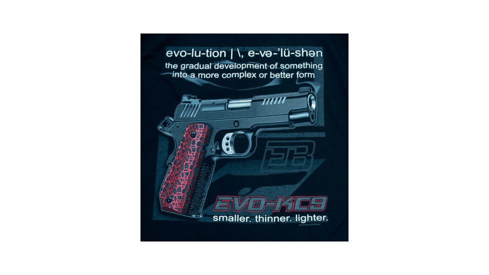 Ed Brown Products EVO KC9 T-Shirt, Large, Black, 964-EVO-L