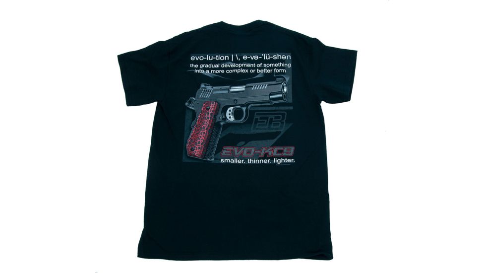 Ed Brown Products EVO KC9 T-Shirt, Large, Black, 964-EVO-L