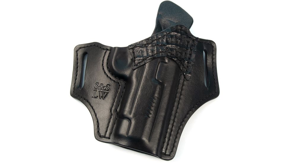 Ed Brown Products Leather Belt Holster, 1911 EVO, Fixed Sight, by S&S Leatherworks, Black, HL-EVO-BLK