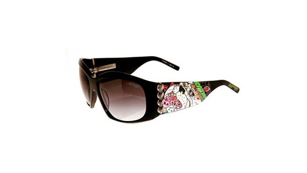 Ed Hardy Love Dog Crystal Sunglasses EHS-006