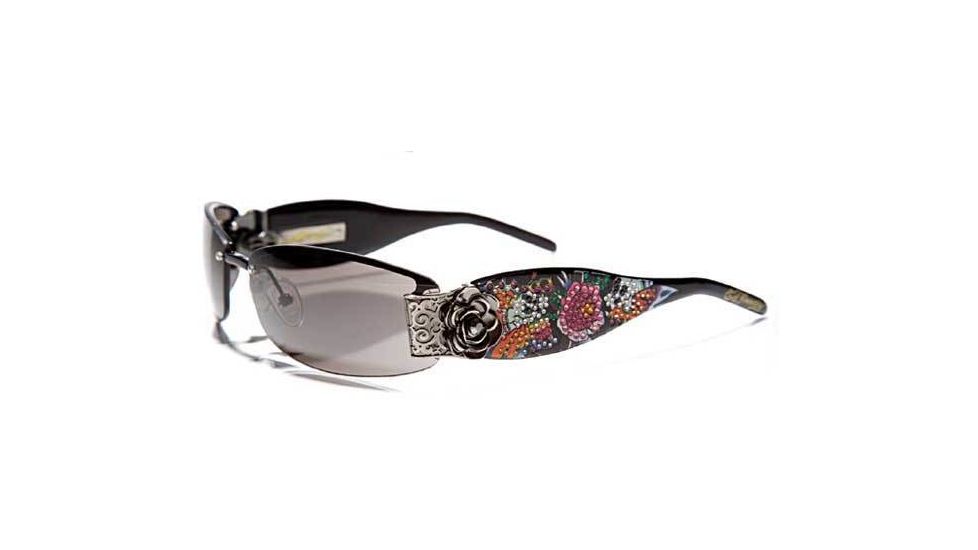Ed Hardy Skull Butterflies &amp; Roses Sunglasses EHS-020