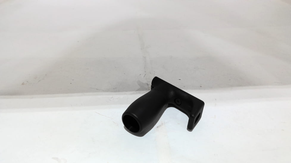 EDEMO A3 Industries Modular Vertical Foregrip For B&amp;T APC-K, 100 Degree, w/ Hand-Stop And 2.00In Smooth Aluminum Grip, Polymer Base, Black, VFG-144, EDEMO1