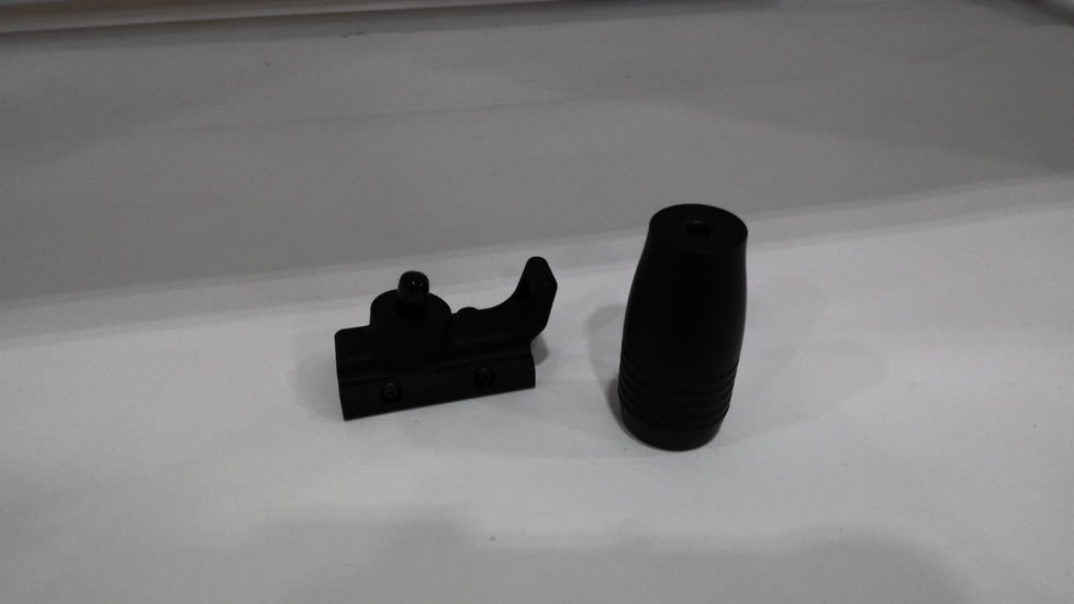 EDEMO A3 Industries Modular Vertical Foregrip For B&amp;T APC-K, 100 Degree, w/ Hand-Stop And 2.75In HK Grooved Aluminum Grip, Polymer Base, Black, VFG-141, EDEMO1