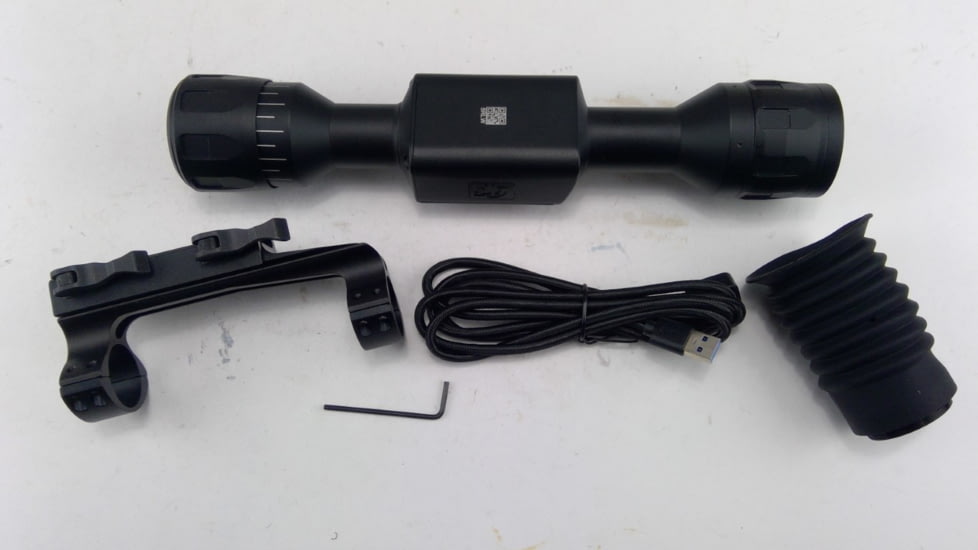 EDEMO ATN OPMOD Exclsuive ThOR LT Thermal Rifle Scope, 4-8x50mm, 30mm Tube, Custom Reticle, Black, TIWSTLT125OP, EDEMO3