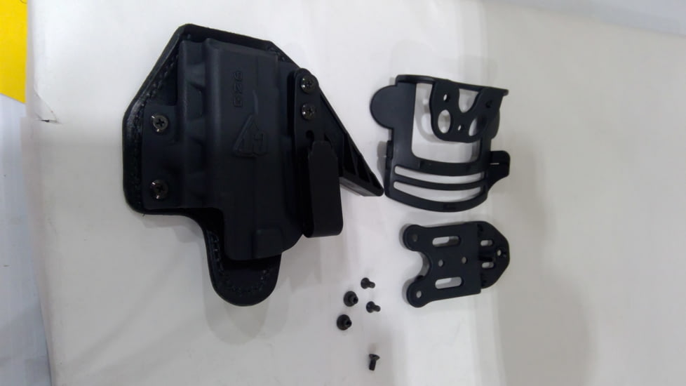 EDEMO Comp-Tac eV2 Max AIWB Hybrid Holster, GLOCK 26 Gen1-5 , Right Hand, Black, 739189134410, EDEMO1