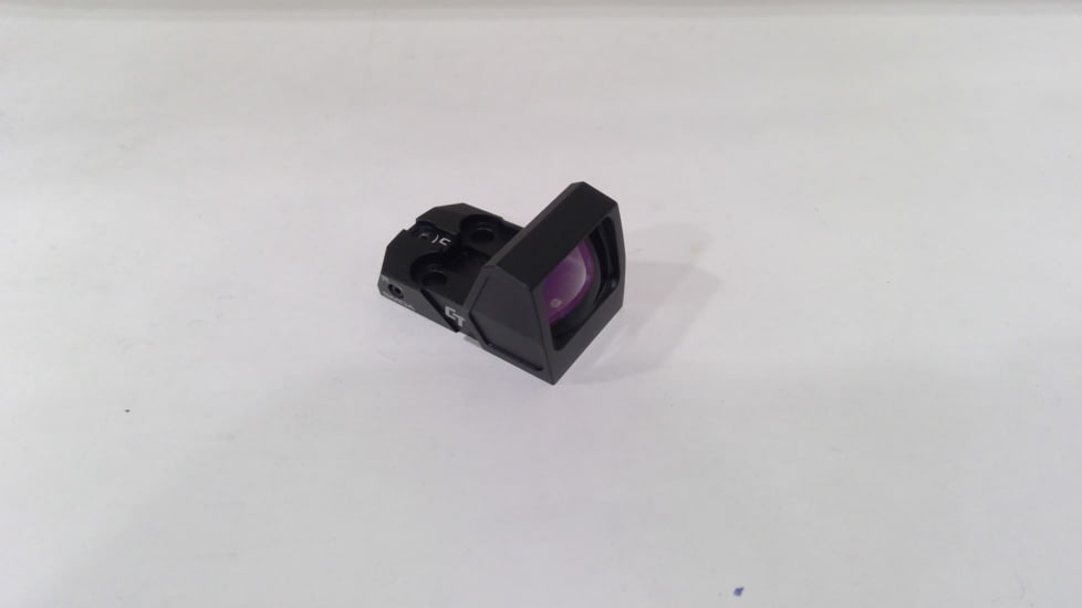 USED Crimson Trace CT-RAD Micro Reflex Green Dot Sight, 5 MOA Green Dot Reticle, Black, 01-3000018, EDEMO1, Used, Condition Like New, Inspect and Rebox