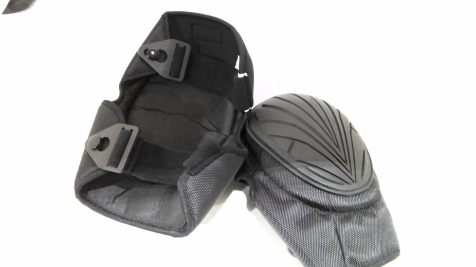 EDEMO Damascus DKX1B Vortex Gel-Core Hybrid Knee Pads, Black, 1 size DKX1B, EDEMO1