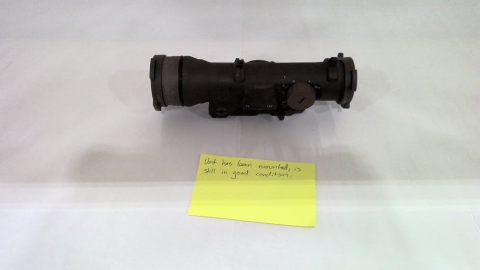 EDEMO Elcan SpecterDR Rifle Scope w/Integral A.R.M.S. Picatinny Mount, 1.5-6x7.62mm, CX5455 Ballistic Reticle, FDE, DFOV156-T2, EDEMO1