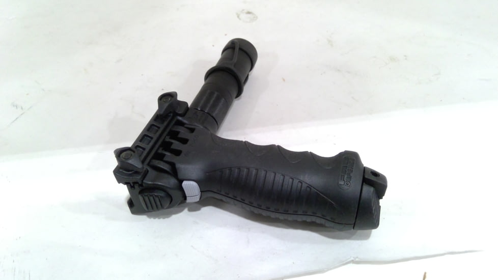 EDEMO FAB Defense 2nd Gen Bipod-Foregrip with Built-in Tactical Light, Black, T-PodG2-SL, EDEMO1