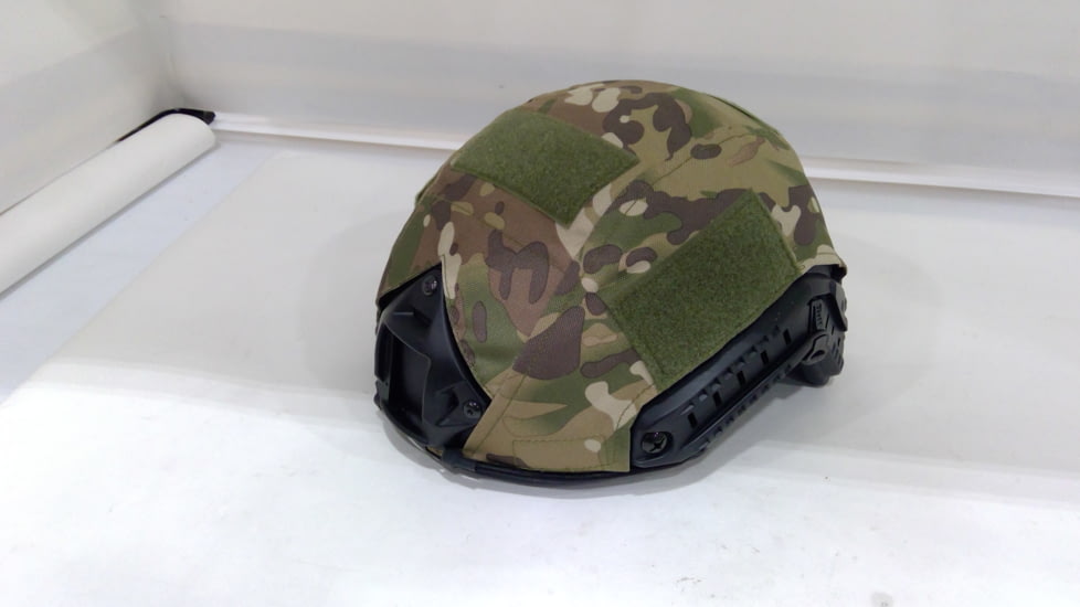 EDEMO Guard Dog Body Armor Level IIIa Ballistic Helmet w/Multicam Cover, Black/Multicam, Large, FAST-HELMET-L, EDEMO1