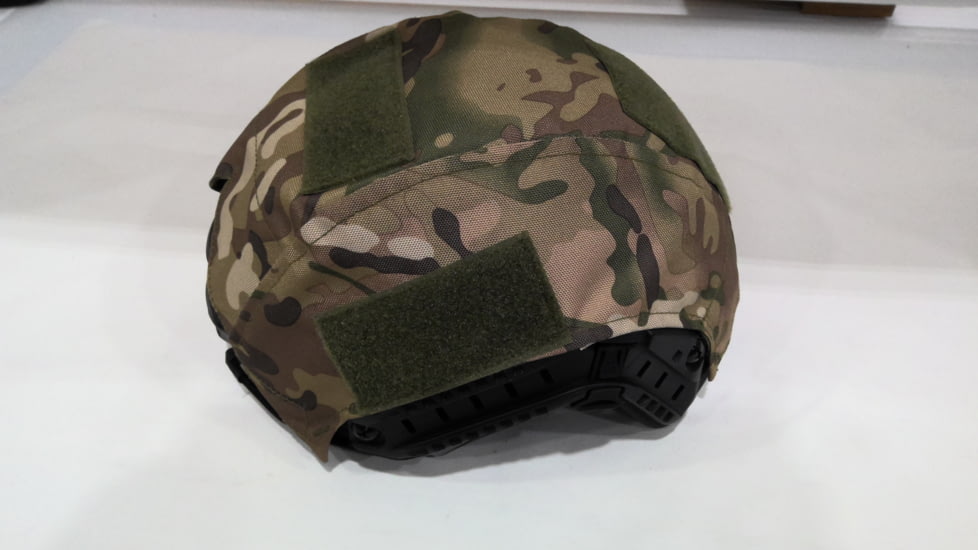 EDEMO Guard Dog Body Armor Level IIIa Ballistic Helmet w/Multicam Cover, Black/Multicam, Large, FAST-HELMET-L, EDEMO2