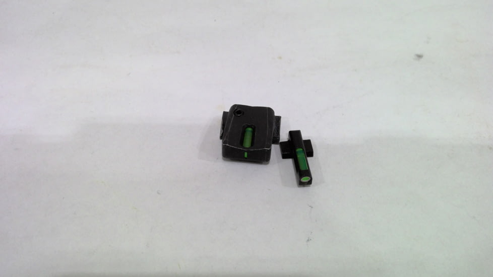EDEMO HiViz Litewave H3 Tritium/Litepipe Sight Set, S&amp;W M&amp;P Shield, MPSN321, EDEMO1