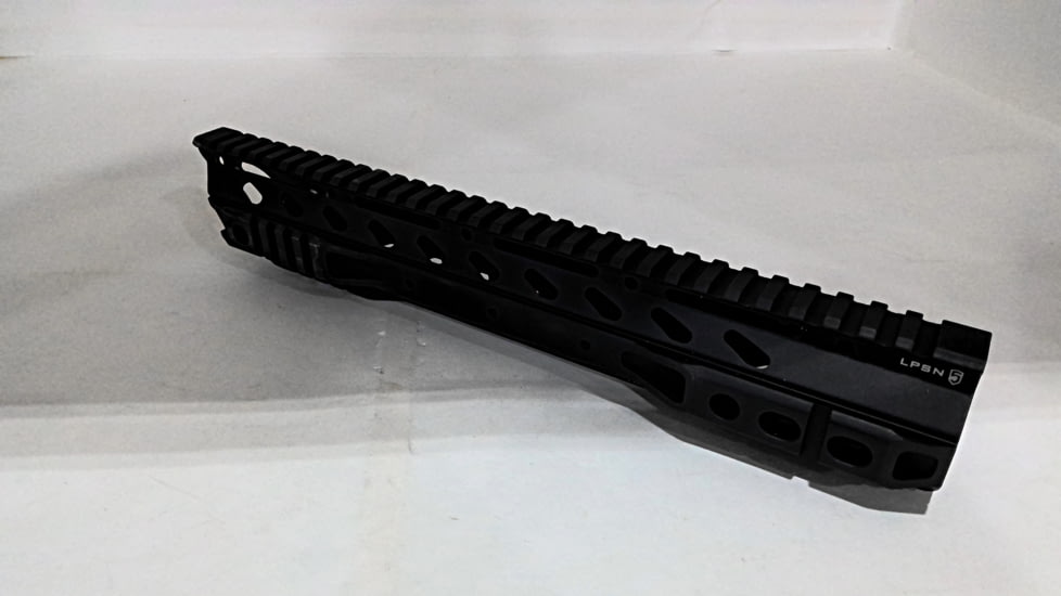 EDEMO Phase 5 Weapon Systems Inc 13in Lo-Pro Slope Nose Free Float Quad Rail, Black, LPSN13, EDEMO1