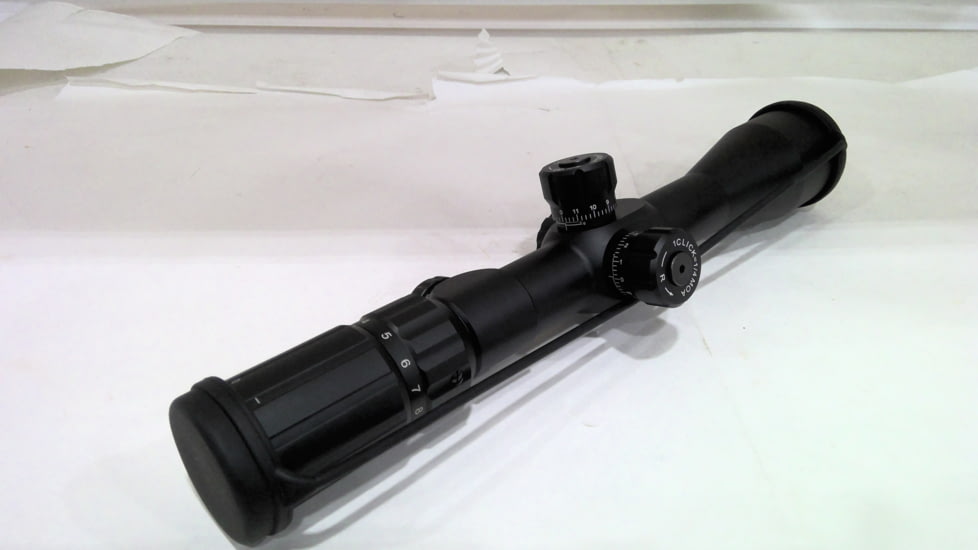 EDEMO Primary Arms SLx Rifle Scope, 4-14x44mm, First Focal Plane, Illuminated ARC-2-MOA Reticle, Black, 610089, EDEMO1