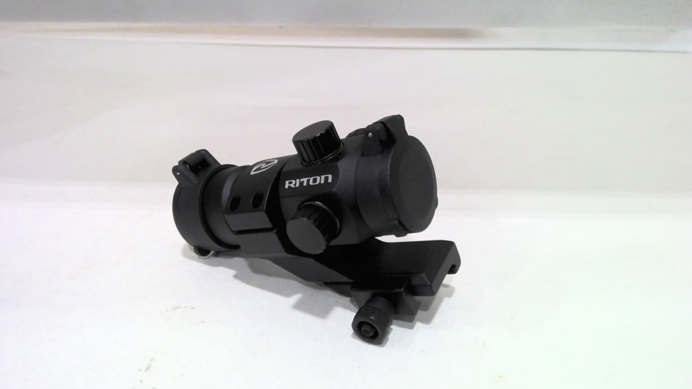 EDEMO Riton Optics X1 Tactix RRD Red Dot Sight, 2 MOA Dot Reticle, Anodized, Black, Red, 1TRRD, EDEMO1