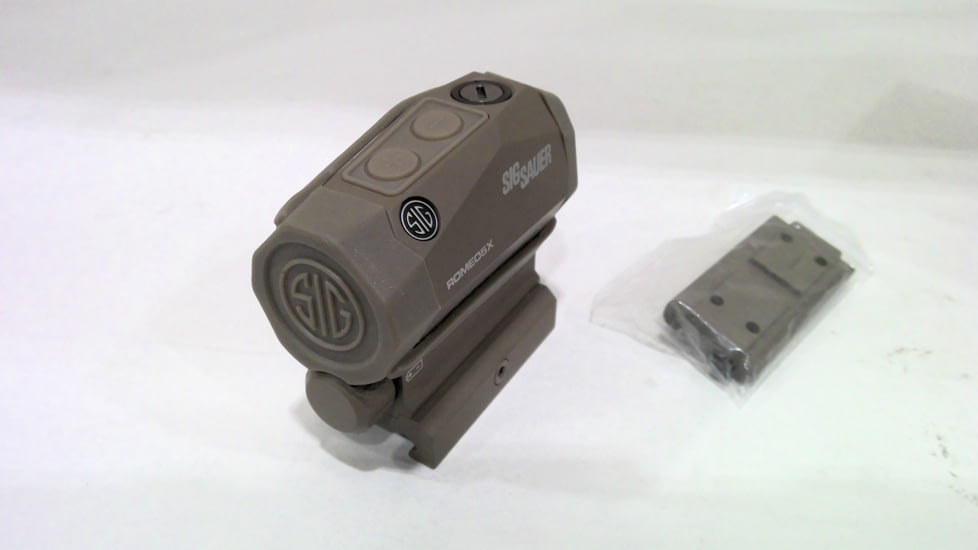EDEMO SIG SAUER OPMOD Romeo5 X 1x20mm Compact Reflex Red Dot Sight, 2 MOA Dot Reticle, Flat Dark Earth SOR52111, EDEMO3