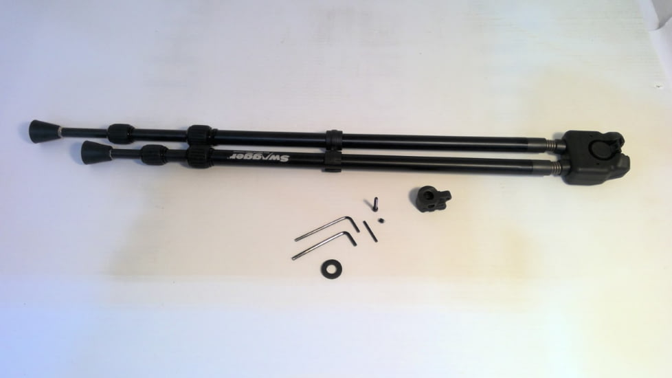 EDEMO Swagger Stalker QD42 Bipod, Black, SWAG-ST-QD42, EDEMO1