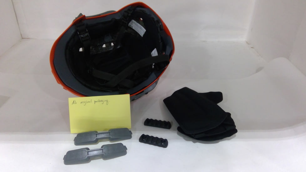 EDEMO Team Wendy EXFIL SAR Tactical Helmet, with Rails, Orange 81R-OR, EDEMO3