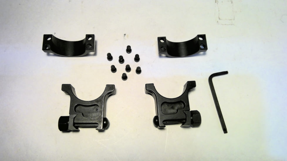 EDEMO Trijicon AccuPoint 30mm Rifle Scope Rings, 30 mm Tube, Extra High, Black, AC22014, EDEMO1