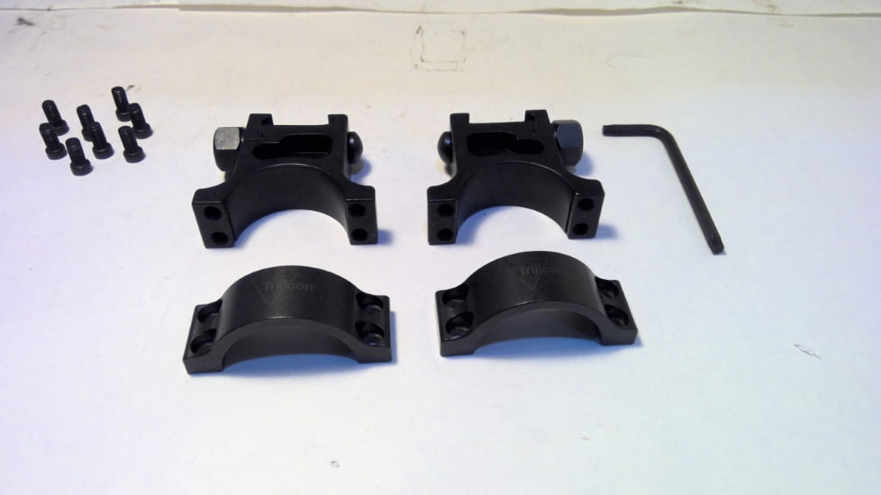 EDEMO Trijicon AccuPoint 30mm Rifle Scope Rings, 30 mm Tube, Extra High, Black, AC22014, EDEMO1