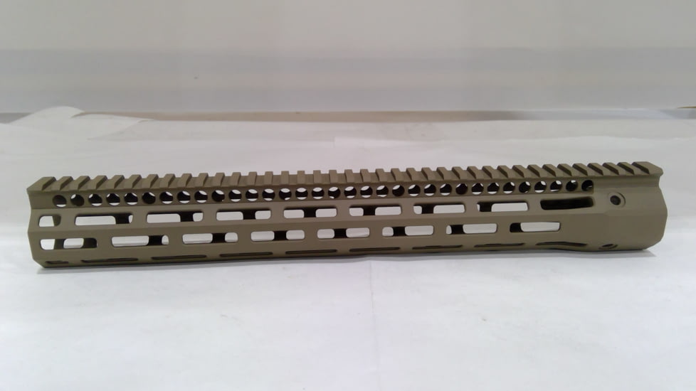 EDEMO Troy Battlerail, SOCC, .308, 15in, Special Ops M-LOK Compatible , High Profile, Flat Dark Earth, SRAI-SR3-15FT-00, EDEMO1