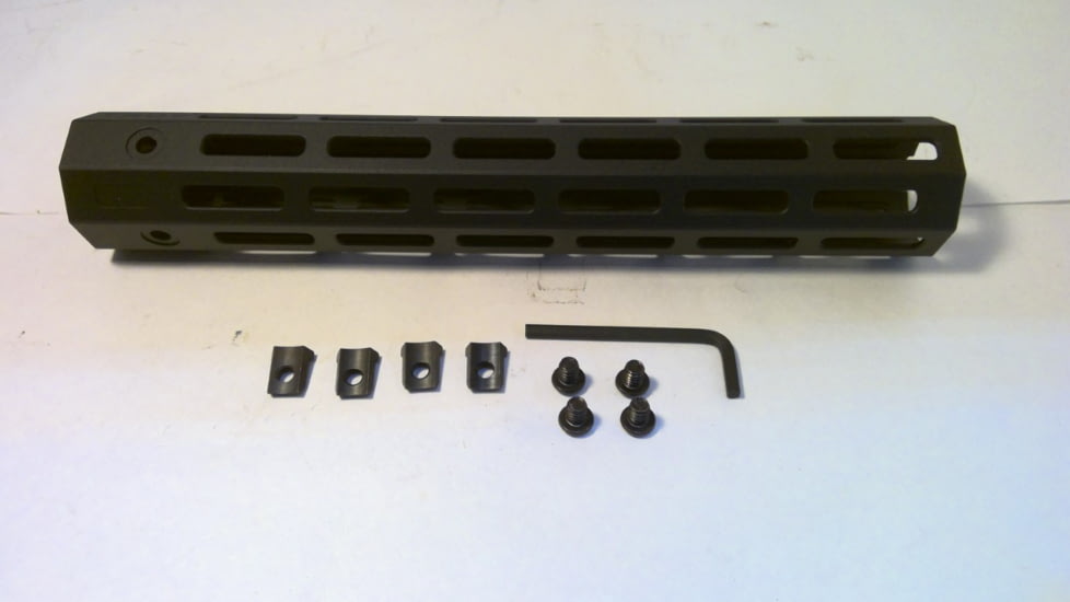 EDEMO Troy M-LOK Aluminum BattleRail 11 Inch 5.56mm Black, EDEMO1