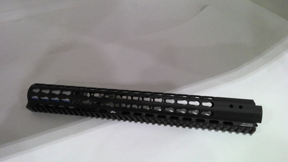 EDEMO UTG Pro Keymod AR15 15in Super Slim Free Float Handguard, Black, MTU019SSK, EDEMO1