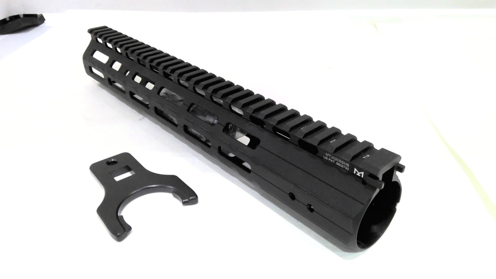 EDEMO UTG Pro M-LOK DPMS-LR308 High Profile 13in Super Slim Free Float Handguard, Black, MTU020SSMB, EDEMO1