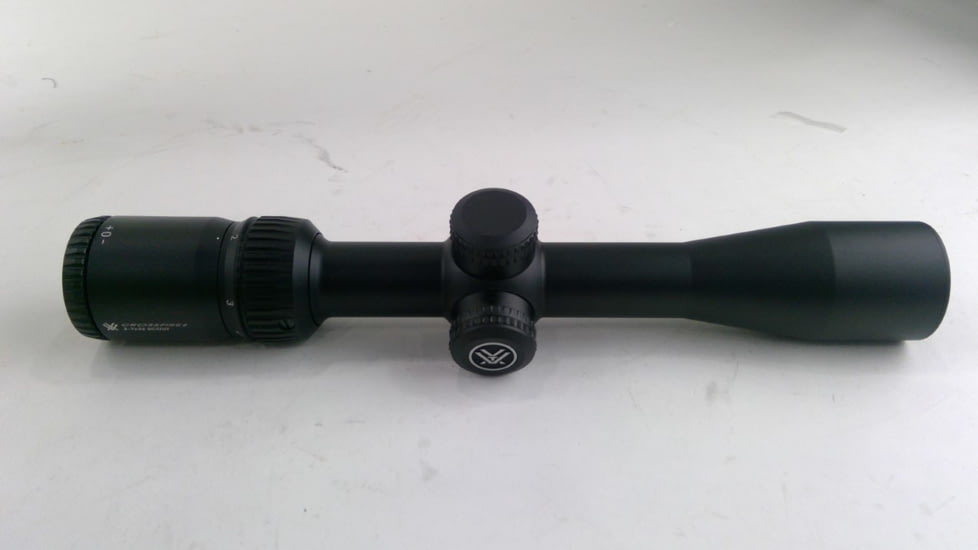 EDEMO Vortex Crossfire II 2-7x32mm Rifle Scope, 1 in Tube, Second Focal Plane, Black, Hard Anodized, Non-Illuminated V-Plex Reticle, MOA Adjustment, CF2-31002, EDEMO2