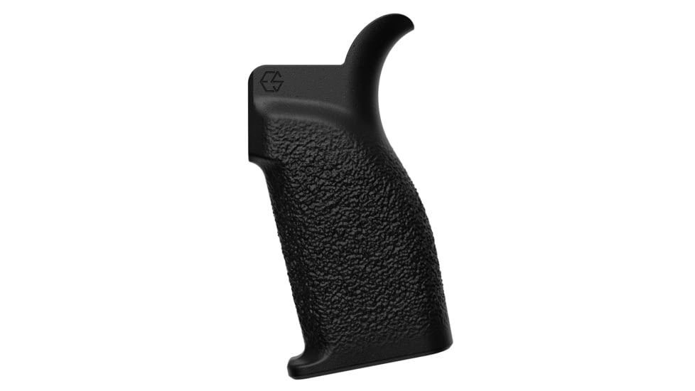 Edgar Sherman Design Granite Grip with Beavertail, Fine Texture, Fits AR Platform, Matte Finish, Black, ESD-GRANITE-B-F-BLK