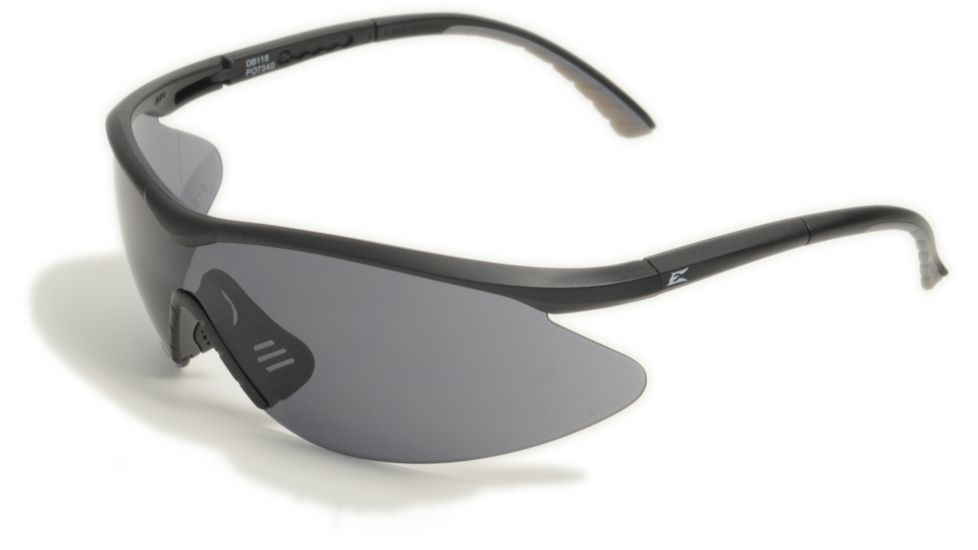 Edge Safety Banraj Safety Glasses - Black Frame, Smoke Lens DB116