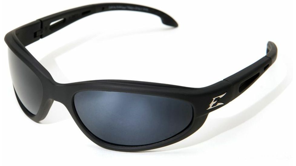 Edge Eyewear Dakura Polarized-Black / G-15 Silver Mirror Lens with Gasket GTSM21-G15-7