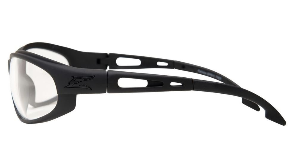 Edge Eyewear Falcon Safety Glasses - Black Frame, Clear Lens SF611