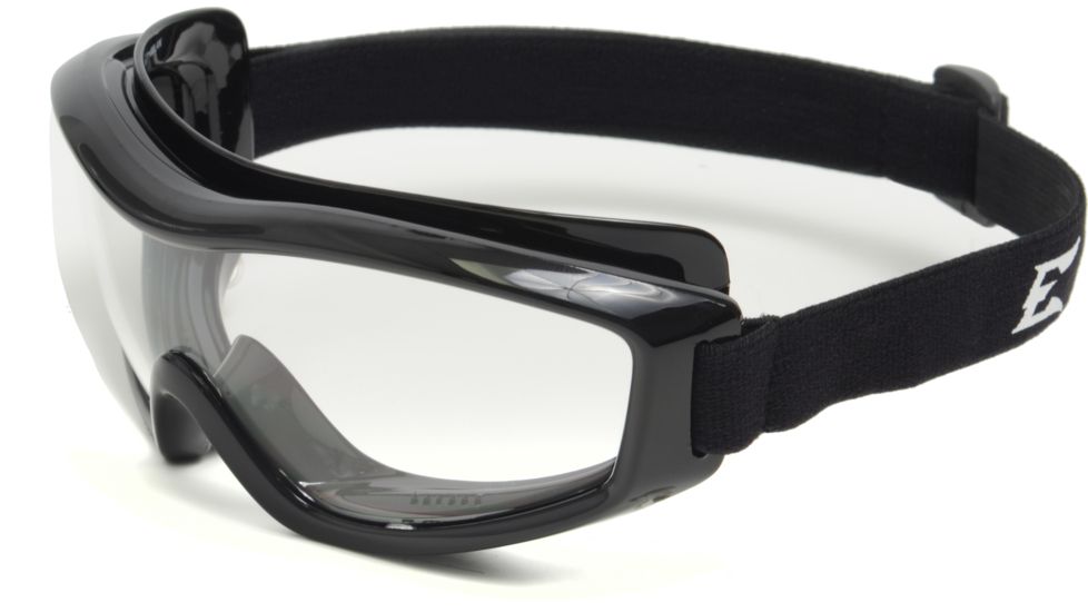 Edge Eyewear Golan Low Profile Vented Safety Goggle w/ Clear Lens HG111