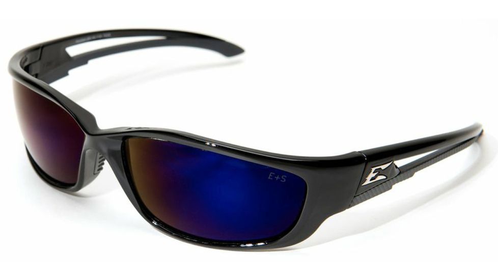 Edge Eyewear Kazbek XL-Black / Blue Mirror Lens with Gasket GSK-XL118
