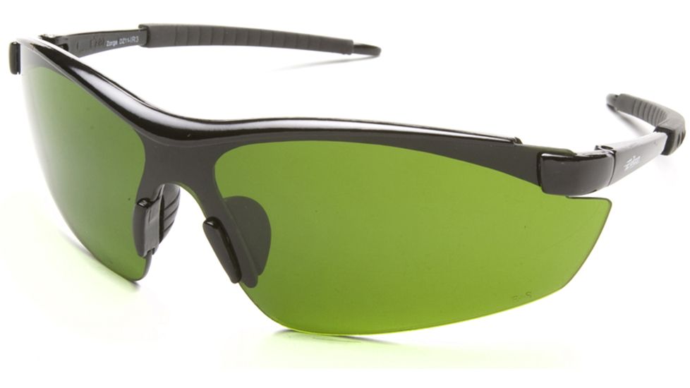 Zorge Safety Glasses - Black Frame, Light Welding IR 3.0 Lens DZ11-IR3